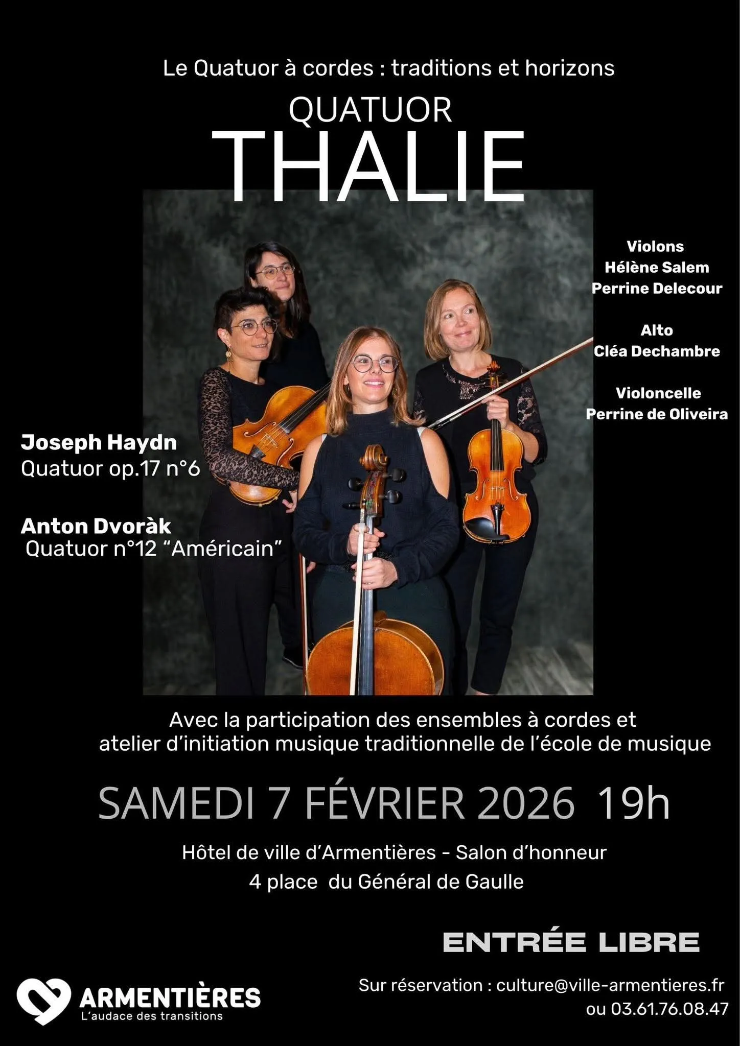 Affiche du concert « Traditions et horizons »